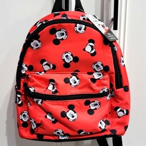 Adorable Bioworld Red Disney Mickey Mouse Mini Backpack